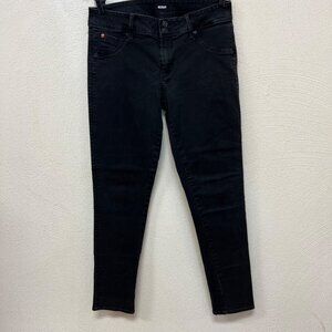 Hudson Collin Mid-Rise Skinny Jean Black Size 32